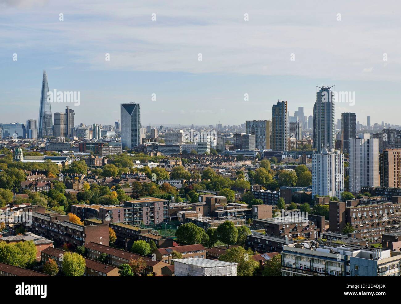 city of London Skyline, UK Stock Photo