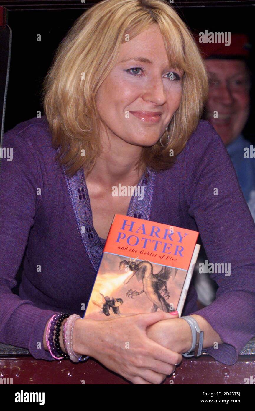 J k rowling harry potter book signing hires stock photography and