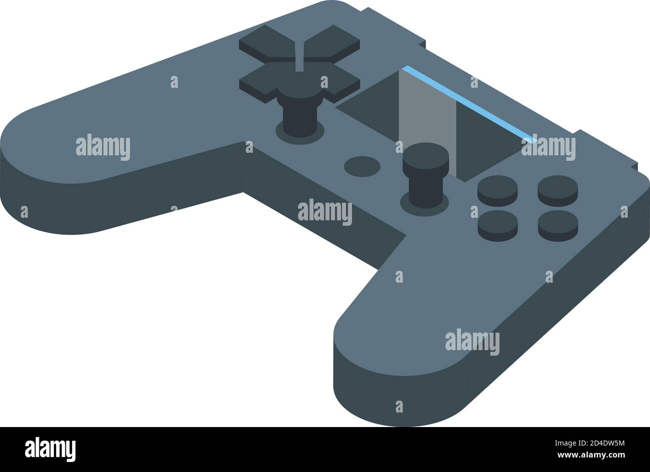 Streamer video game joystick icon, isometric style Stock Vector Image ...