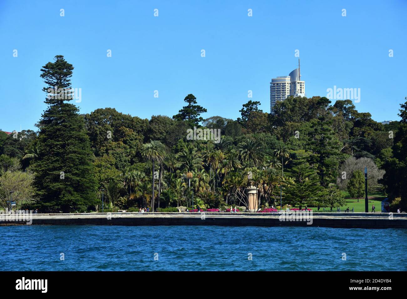 A view of the Sydney Harbor foreshore Stock Photo