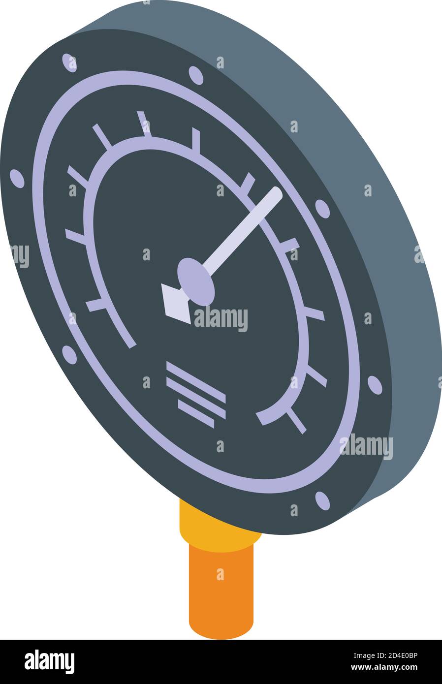 Manometer icon, isometric style Stock Vector
