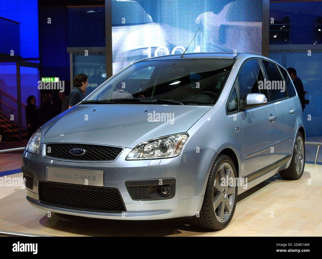 The new Ford Focus C-Max on display at its first world presentation at the  Geneva car show in Geneva, Switzerland, March 5, 2003. The Geneva car show  will be open for the