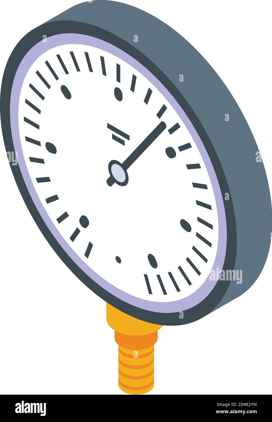 High manometer icon, isometric style Stock Vector