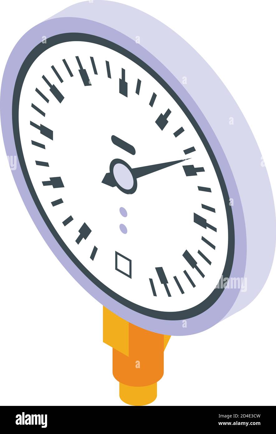 Air manometer icon, isometric style Stock Vector