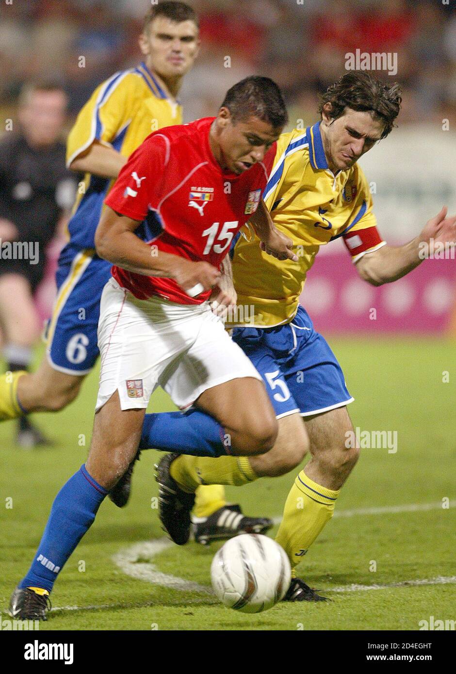 European championships 2004 qualifying hires stock photography and