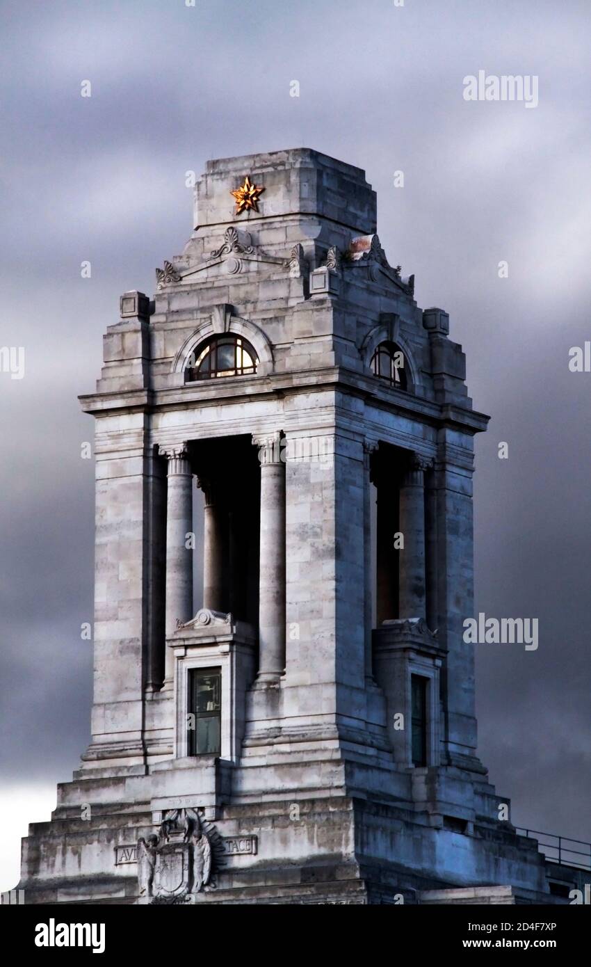 Freemasons' Hall in London is the headquarters of the United Grand Lodge of England and the Supreme Grand Chapter of Royal Arch Masons of England, as Stock Photo