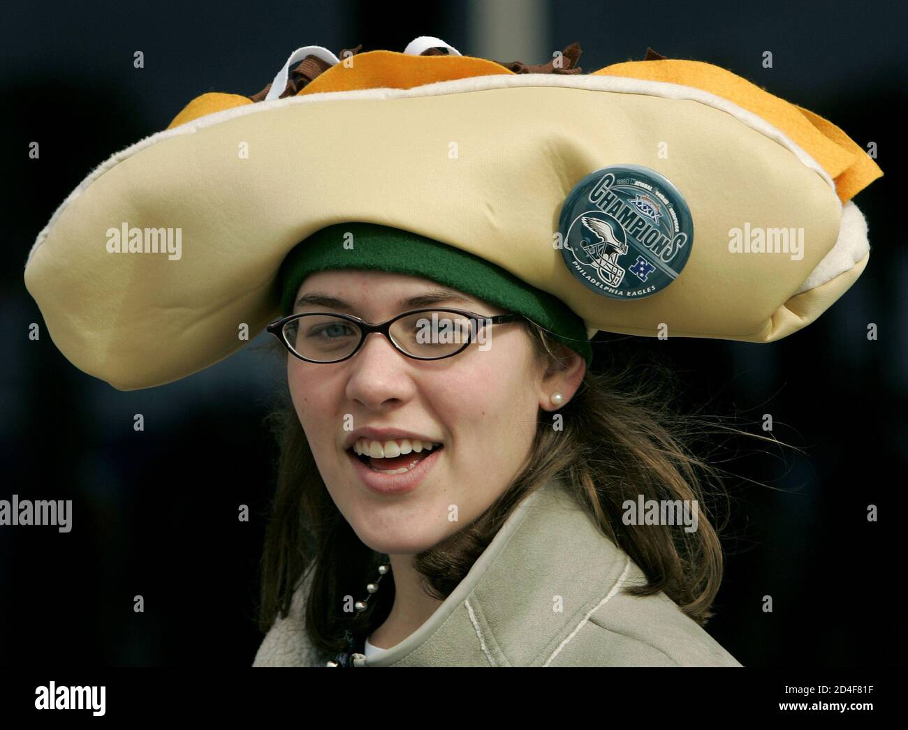 Philadelphia eagles hat hi-res stock 