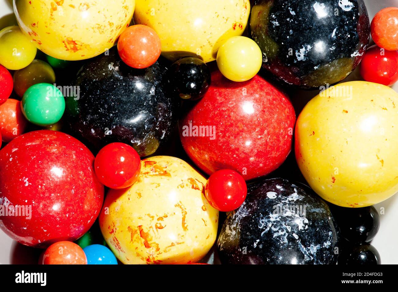 Giant Gobstoppers, Old fashioned Sweets Stock Photo