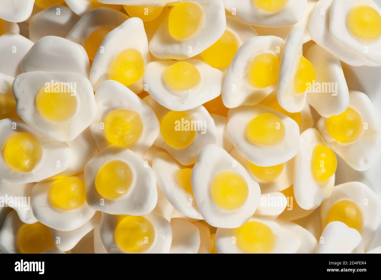 Fried Egg sweets, Old fashioned Sweets Stock Photo Alamy