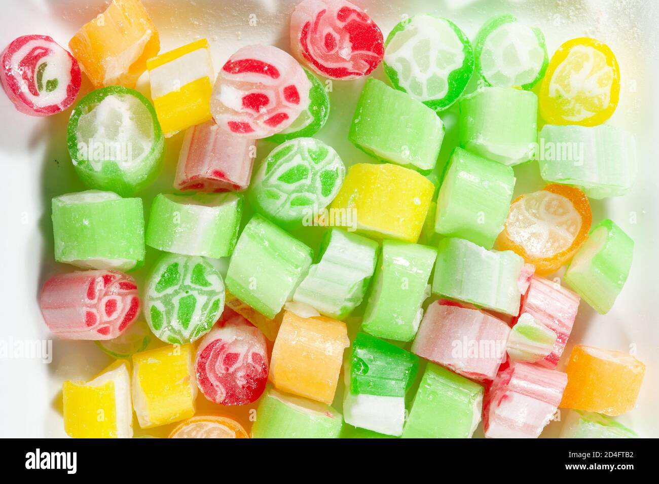 Fruit Rock Sweets, Old fashioned Sweets Stock Photo Alamy