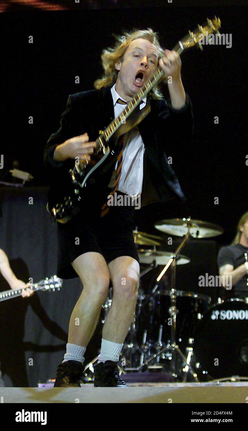Angus young acdc hires stock photography and images Alamy
