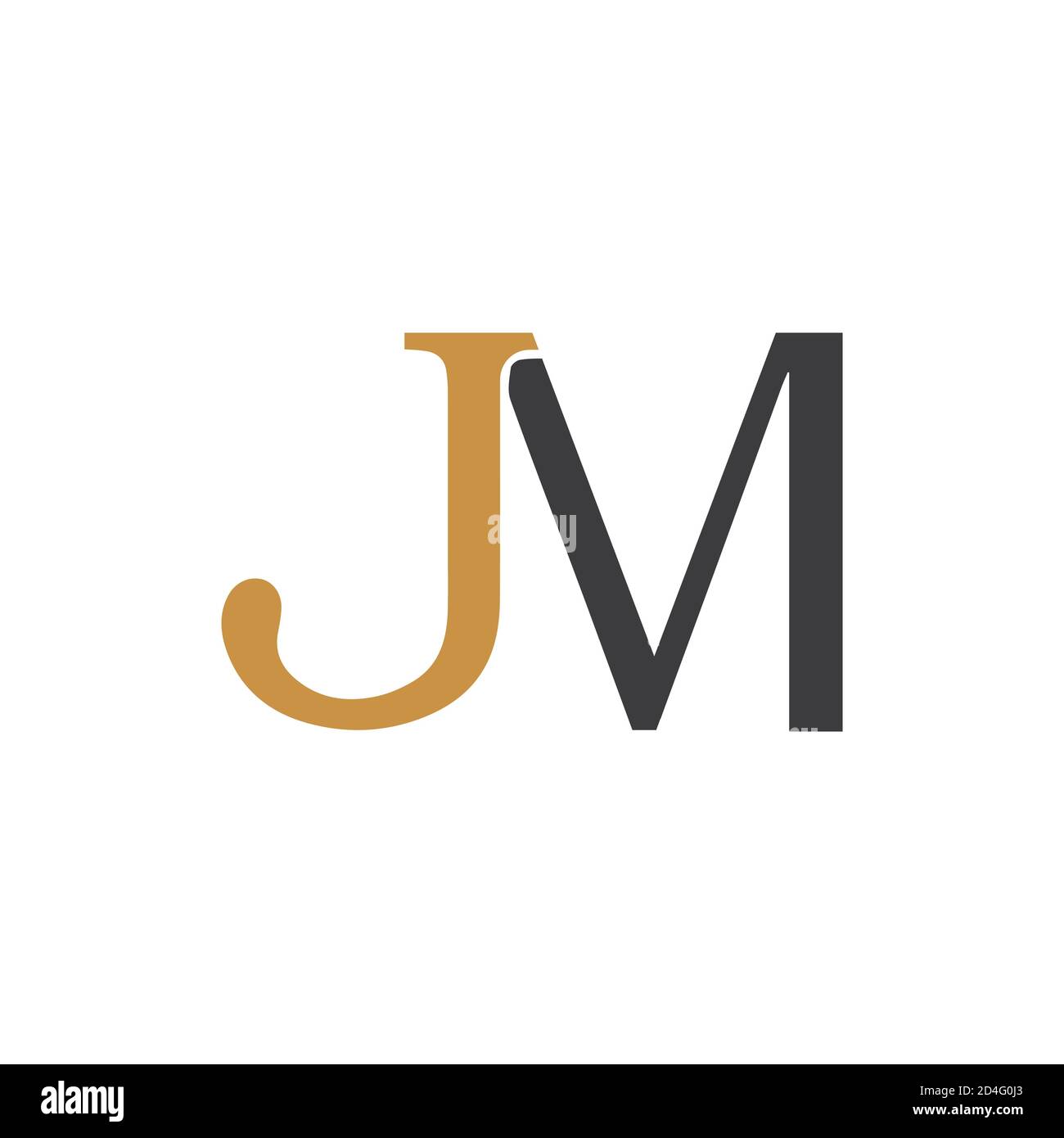 Initial letter jm logo or mj logo vector design template Stock Vector ...
