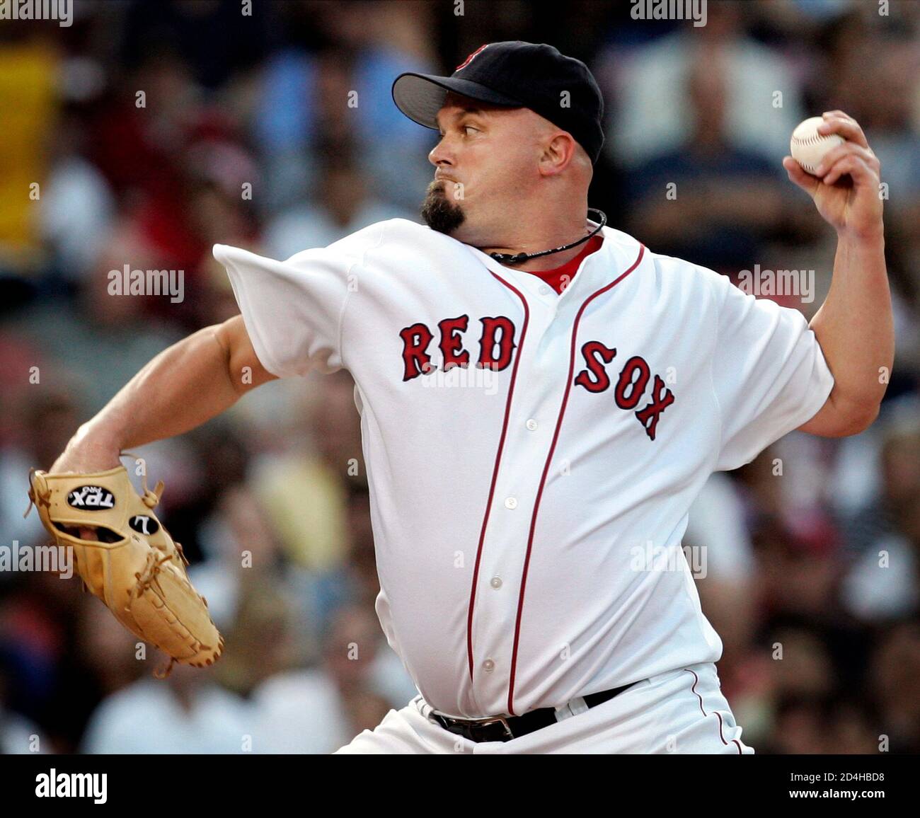 Boston Red Sox David Wells pitches 