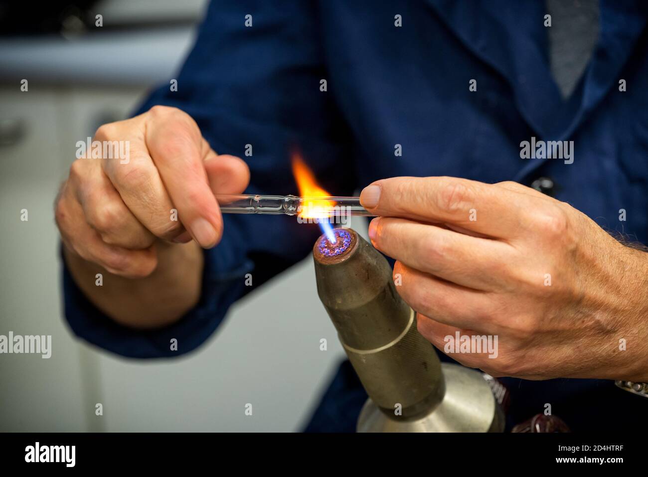 Glass Blower Using Torch Stock Photo - Download Image Now - Glass Blower,  Hand, Adult - iStock