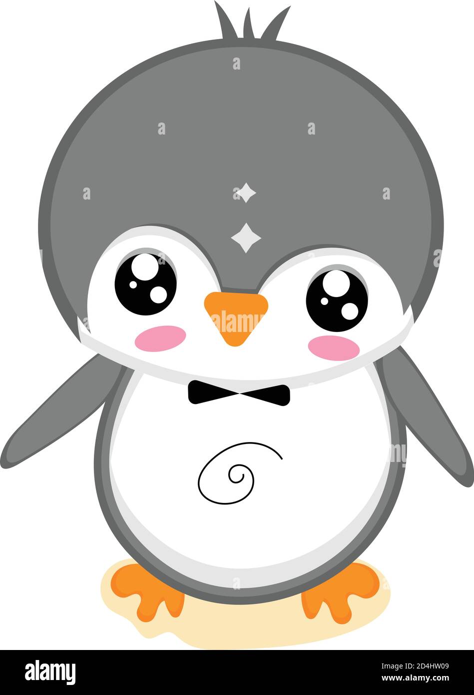 cute cartoon baby penguins