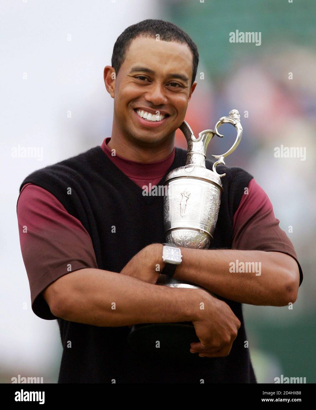 Tiger woods usa holds trophy hi-res stock photography and images - Alamy