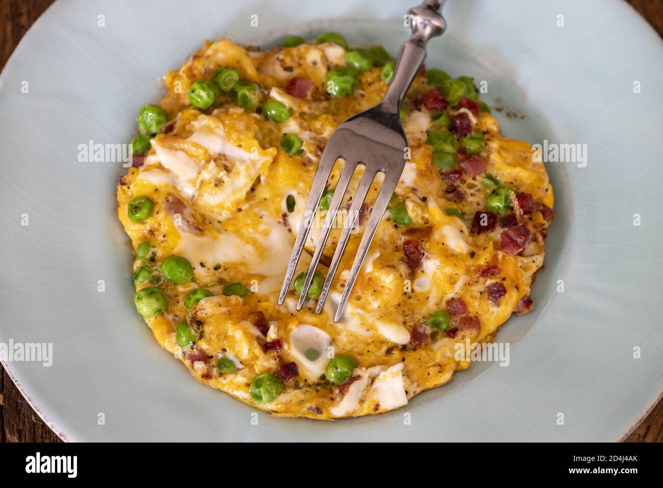 italienische Frittata auf dem Teller Stock Photo - Alamy