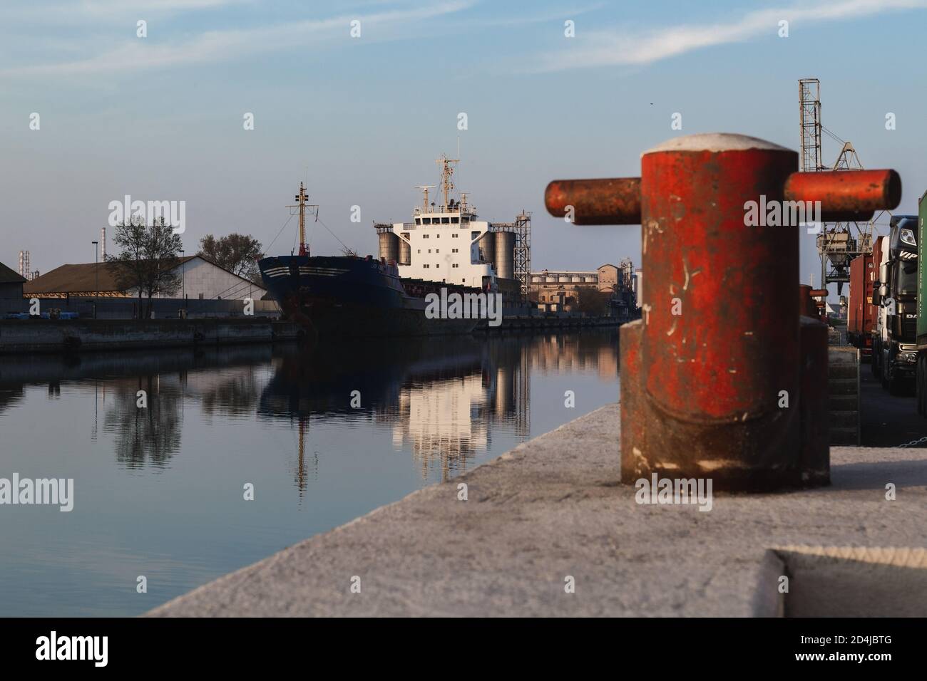 porto di ravenna darsena Stock Photo