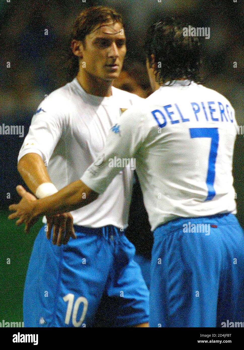 Francesco Totti Alessandro Del Piero High Resolution Stock Photography And Images Alamy