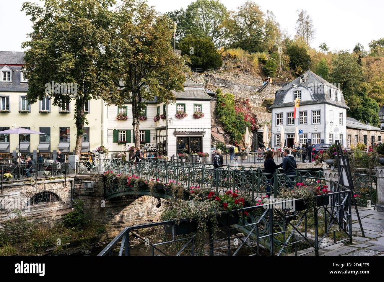 Historische Altstadt Monschau Stock Photo