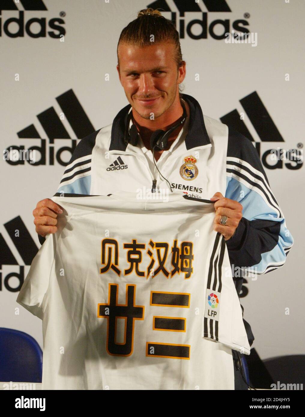 beckham madrid jersey