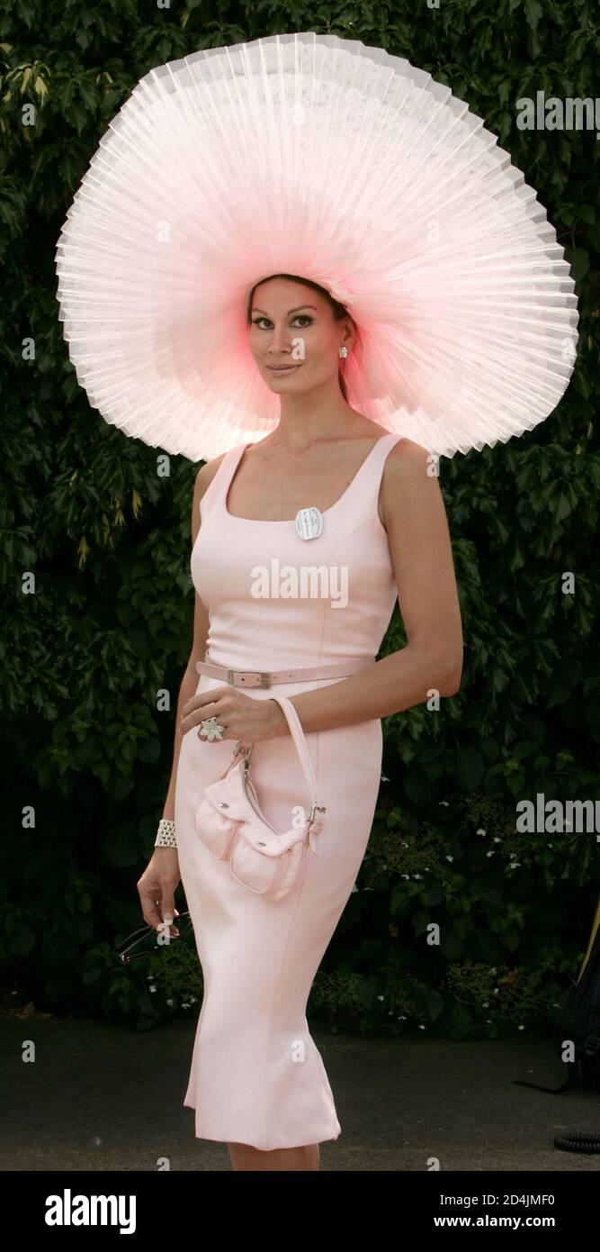 Royal milliner John Boyd at Royal Ascot 