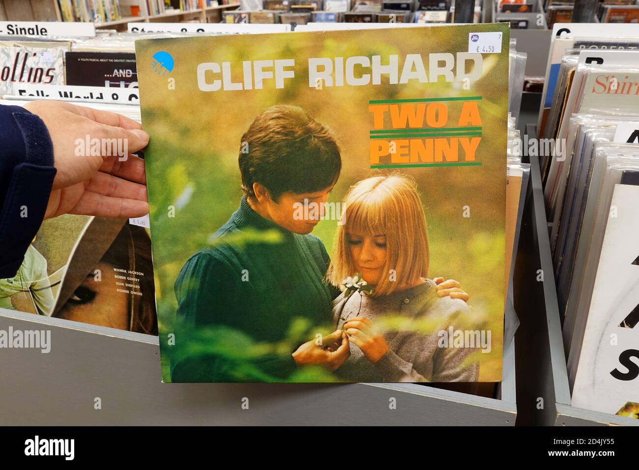 Album: Cliff Richard - Two a Penny Stock Photo