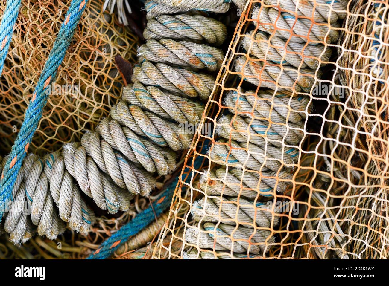 Old rustic fishing nets, fishing nets texture Stock Photo Alamy
