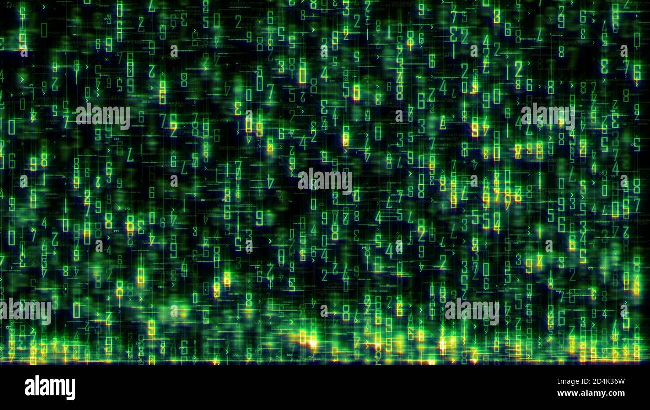 Abstract background, digital data matrix light illustration Stock Photo ...