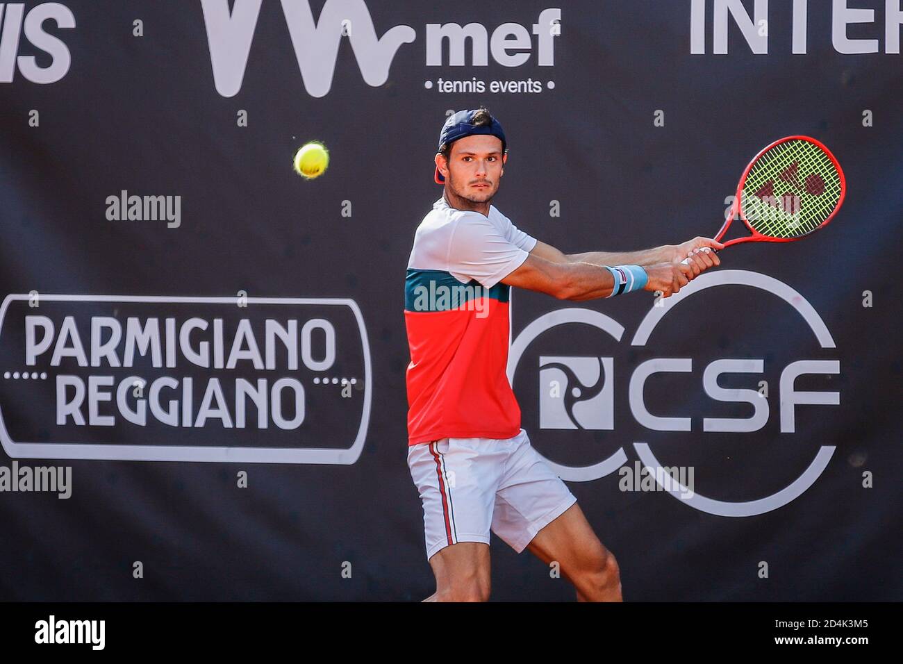 parma, Italy, 09 Oct 2020, Juan Pablo Ficovich during ATP Challenger 125 - Internazionali Emilia Romagna, Tennis Internationals - Credit LM/Roberta Corradin/Alamy Live News Stock Photo
