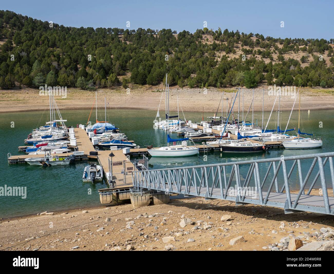 Ramp to the boats, Marina Cove, Ridgway State Park, Ridgway, Colorado