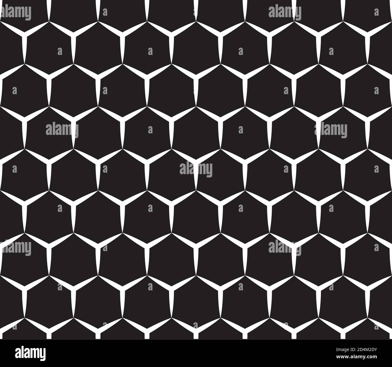 Seamless pattern with white hexagon Stock Vector Image & Art - Alamy