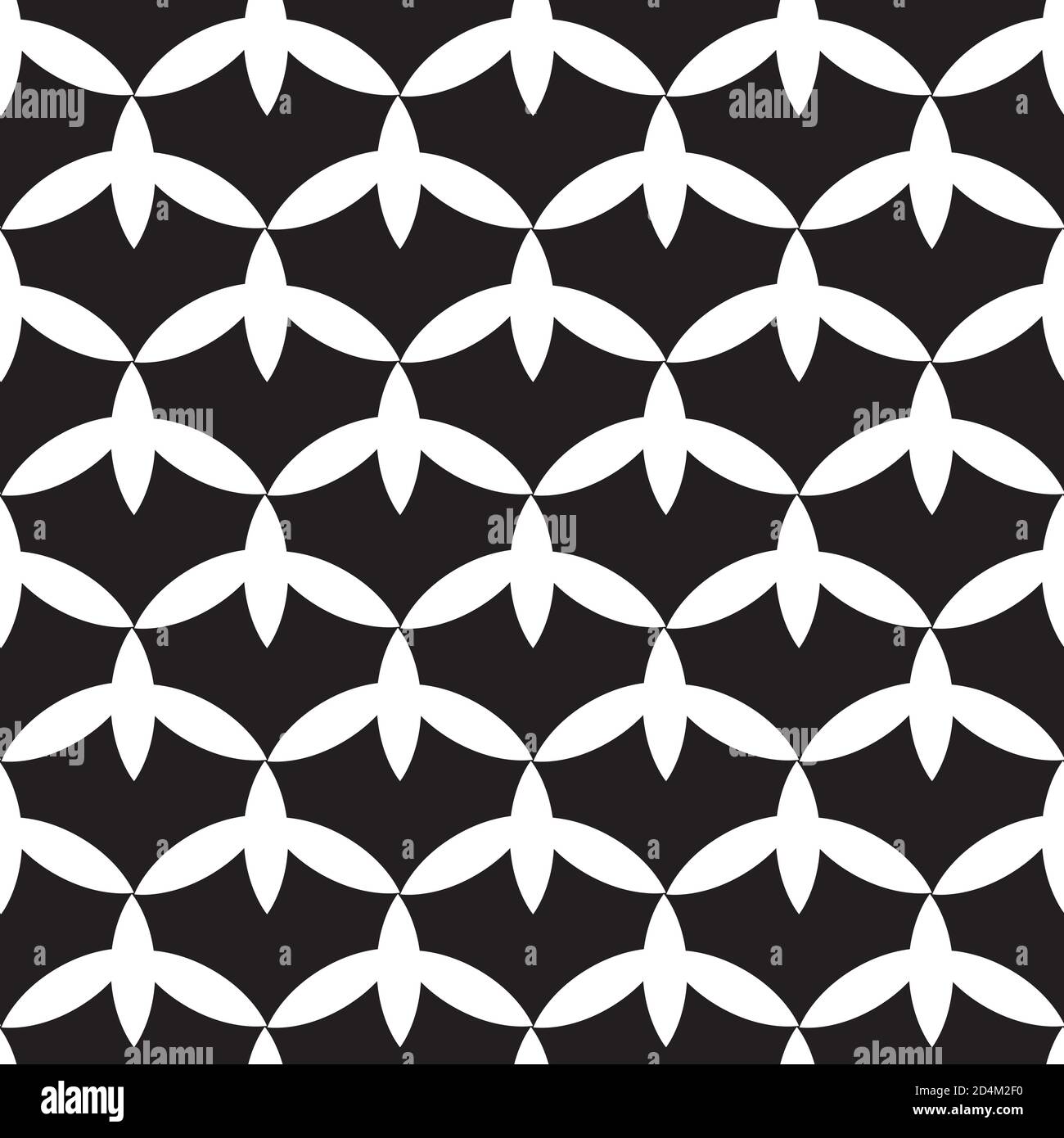 Seamless pattern with white ellipses Stock Vector