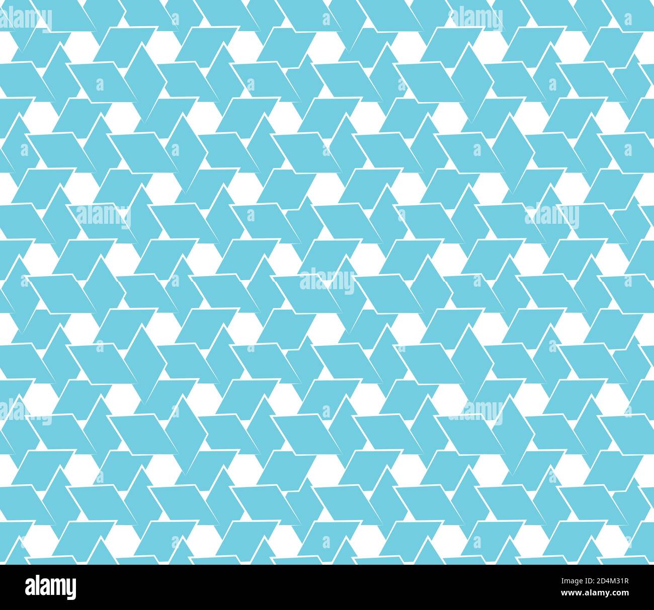 Seamless pattern with blue rhombuses Stock Vector