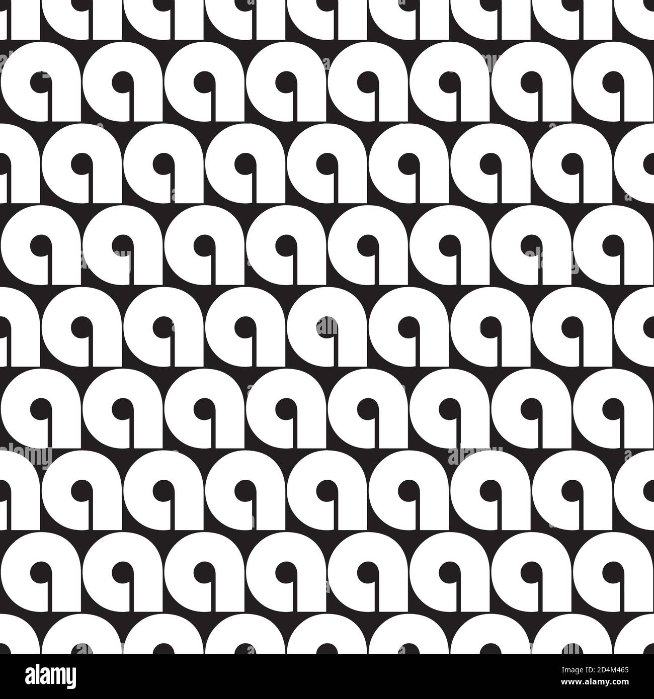 Seamless background with white letter a Stock Vector