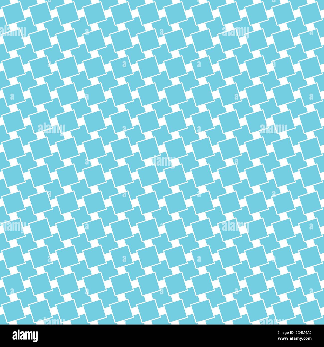 Seamless pattern with oblique blue squares Stock Vector