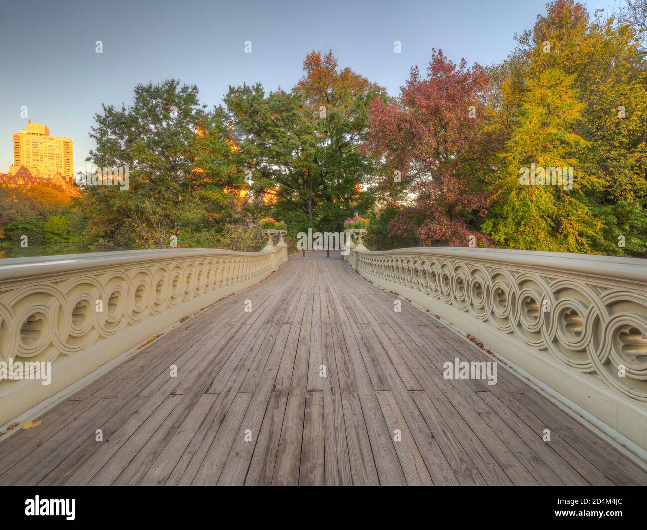 Bow bridge, Central Park, New York City in autumn Stock Photo - Alamy