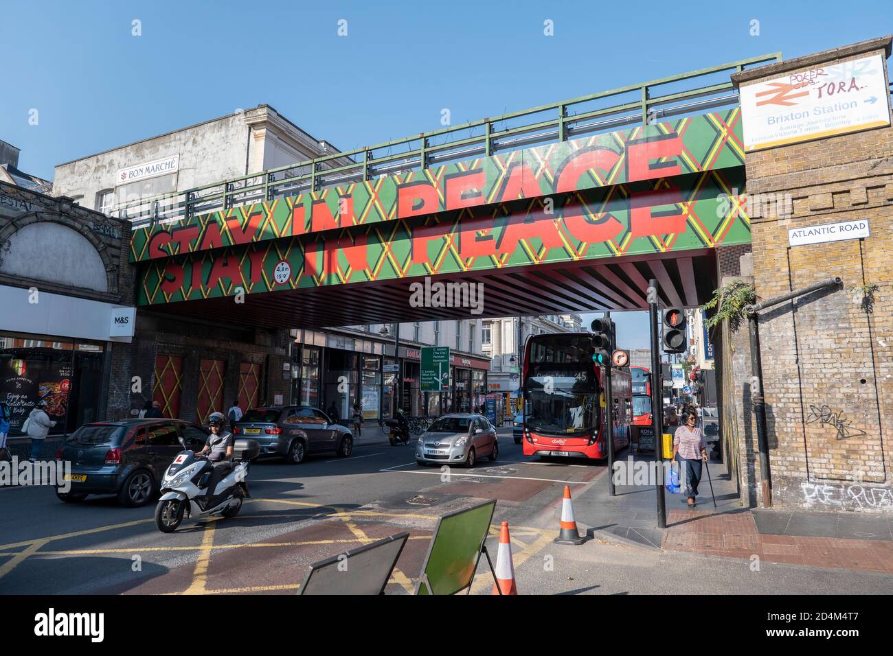 Brixton Bridge on the 16th September 2020 in Brixton in the United