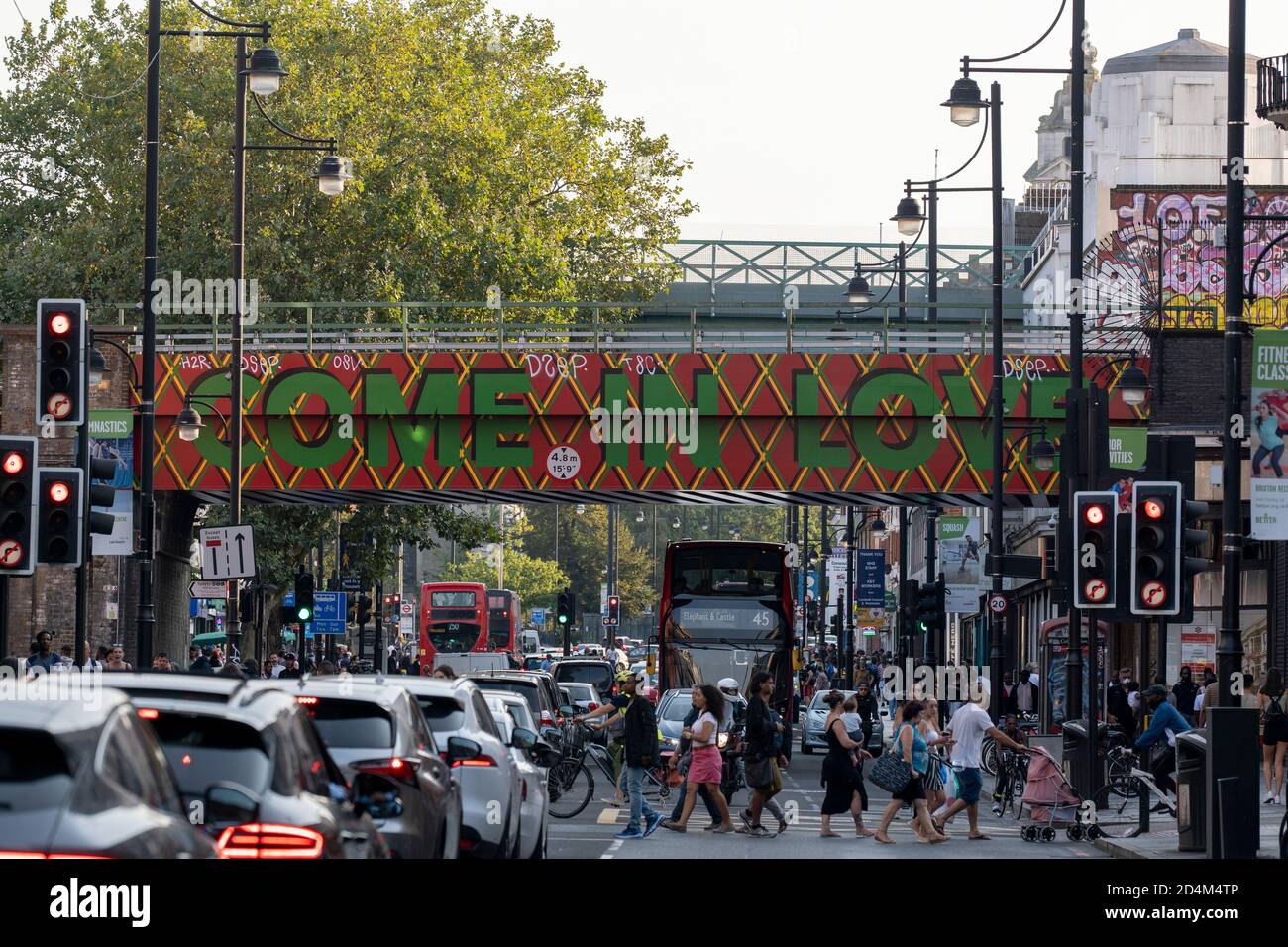 Brixton Bridge on the 16th September 2020 in Brixton in the United