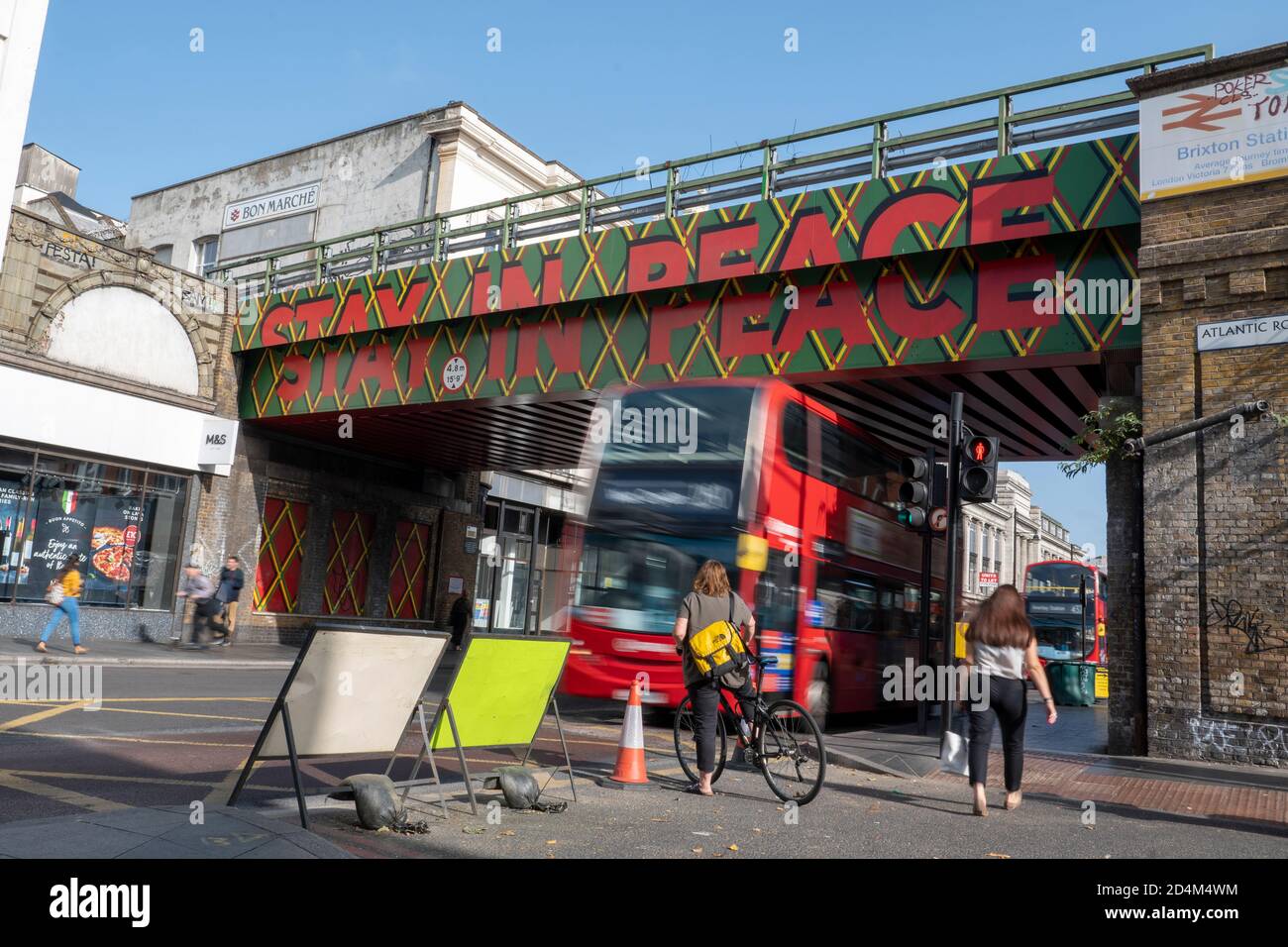 Brixton Bridge on the 17th September 2020 in Brixton in the United