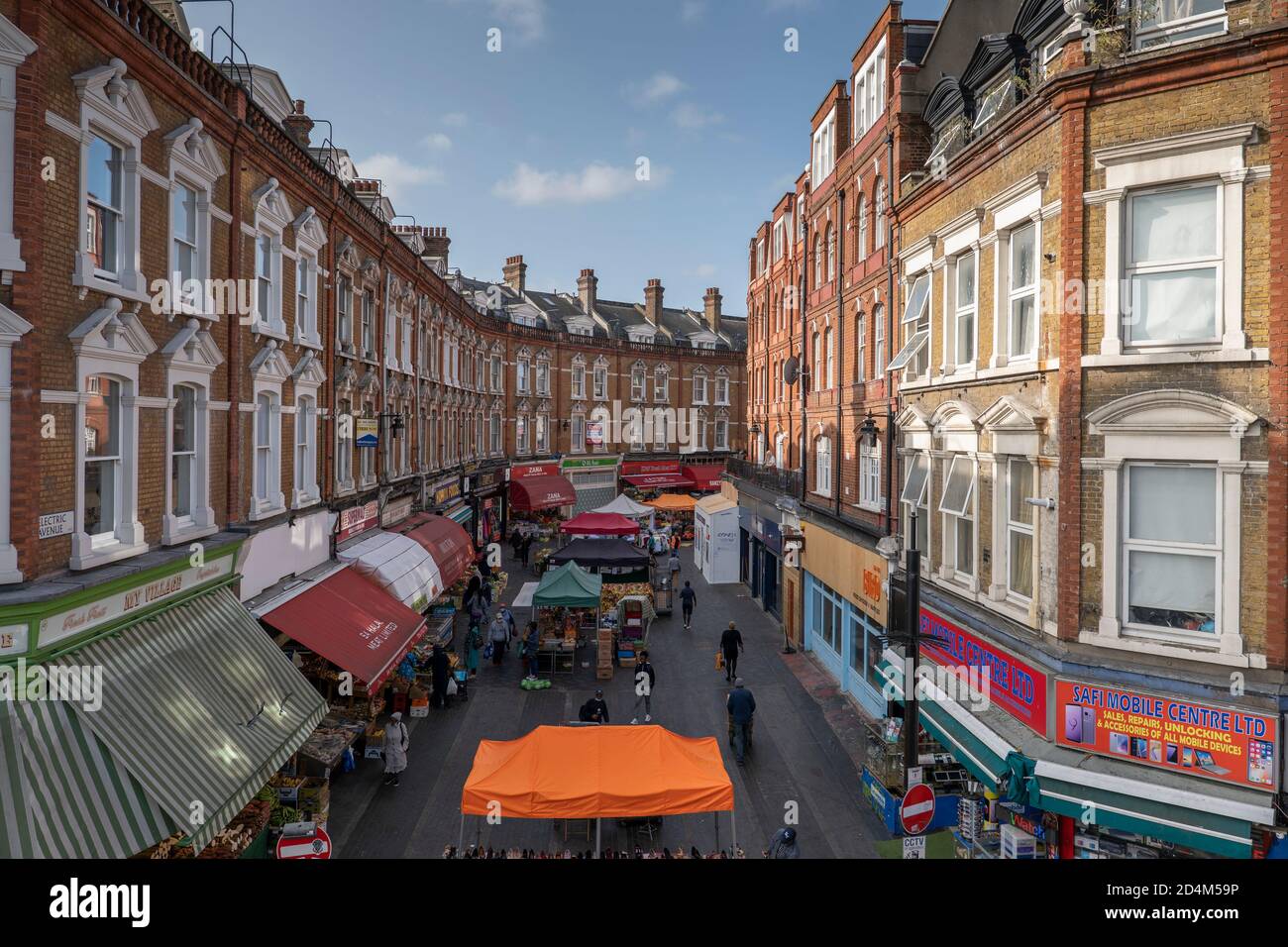 Electric Avenue from Brixton Station on the 17th September 2020 in