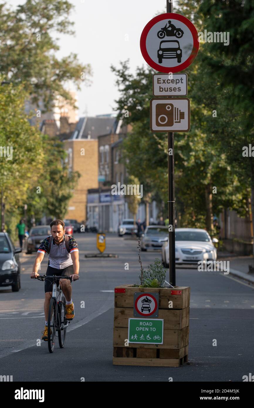 Railton Road closure on the 22nd September 2020 in Brixton in the