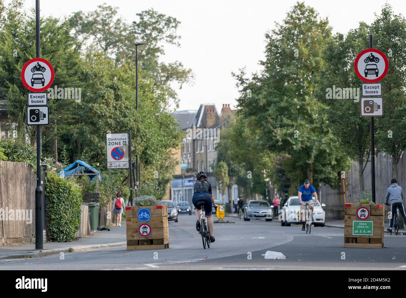 Railton Road closure on the 22nd September 2020 in Brixton in the
