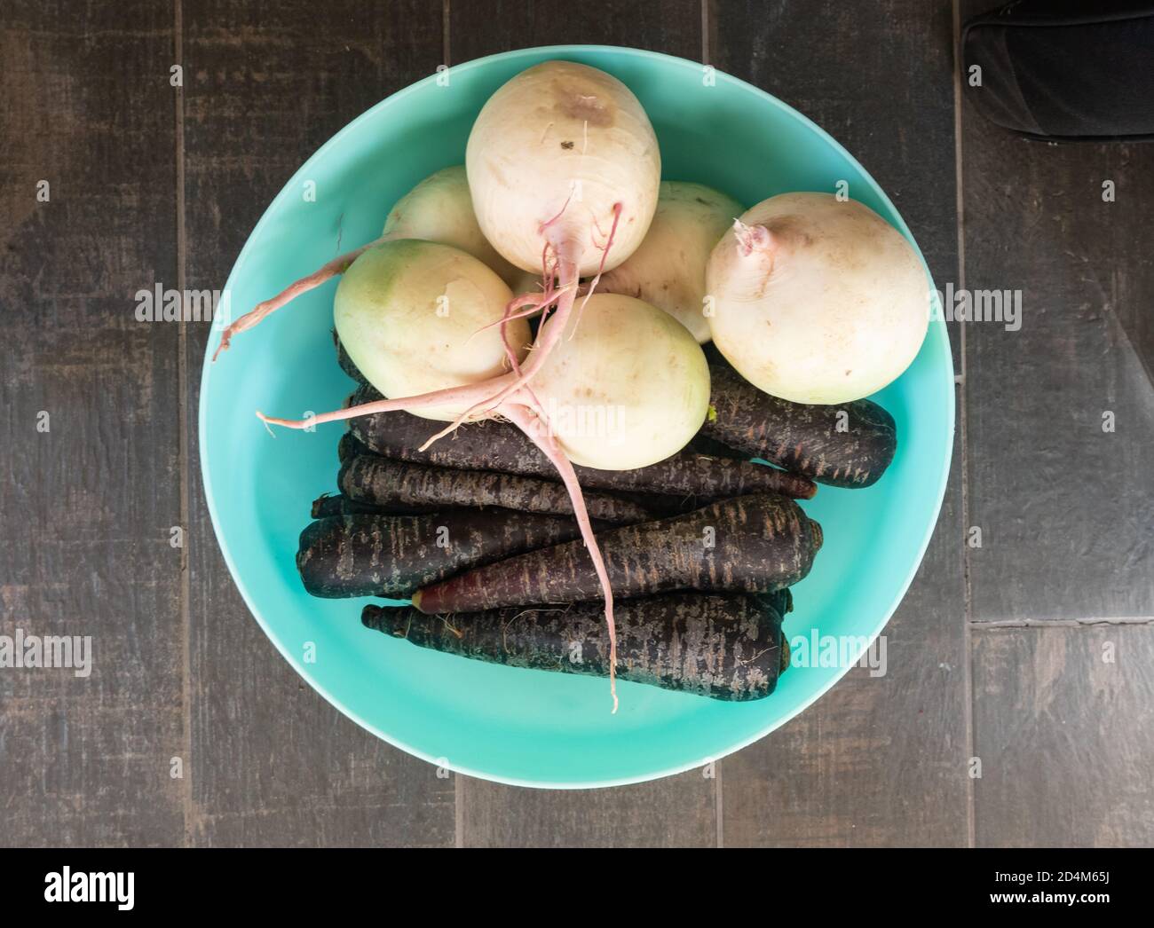 The ingredients used in a traditional Turkish drink, turnip juice Stock