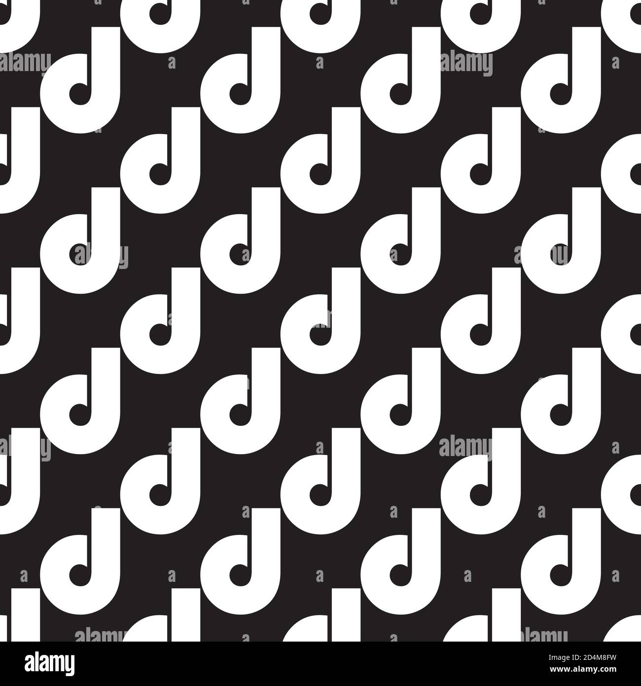 D. White Pattern Seamless texture with white letter d Stock Vector Image & Art - Alamy