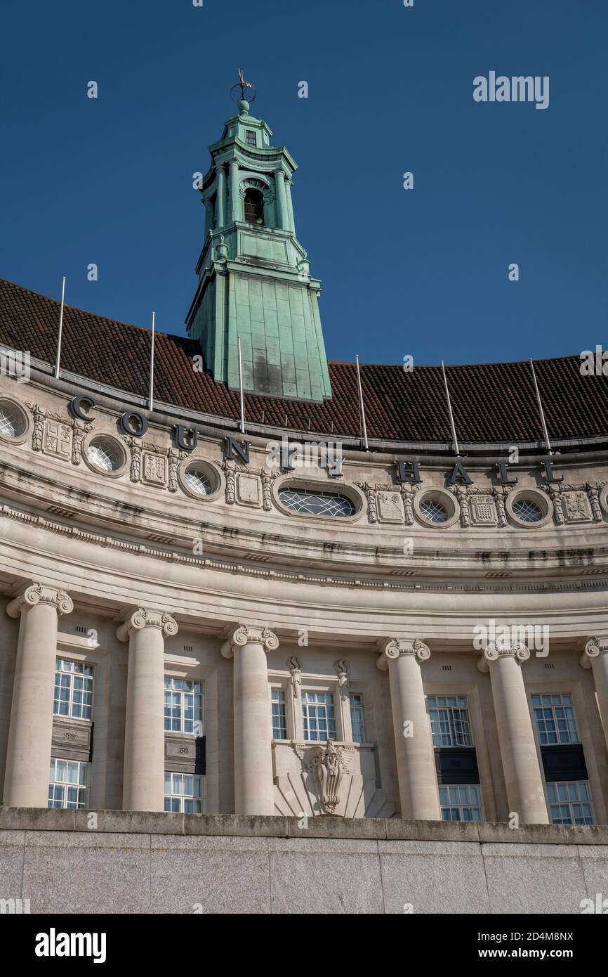 County Hall on the 14th September 2020 on the South Bank in the United ...