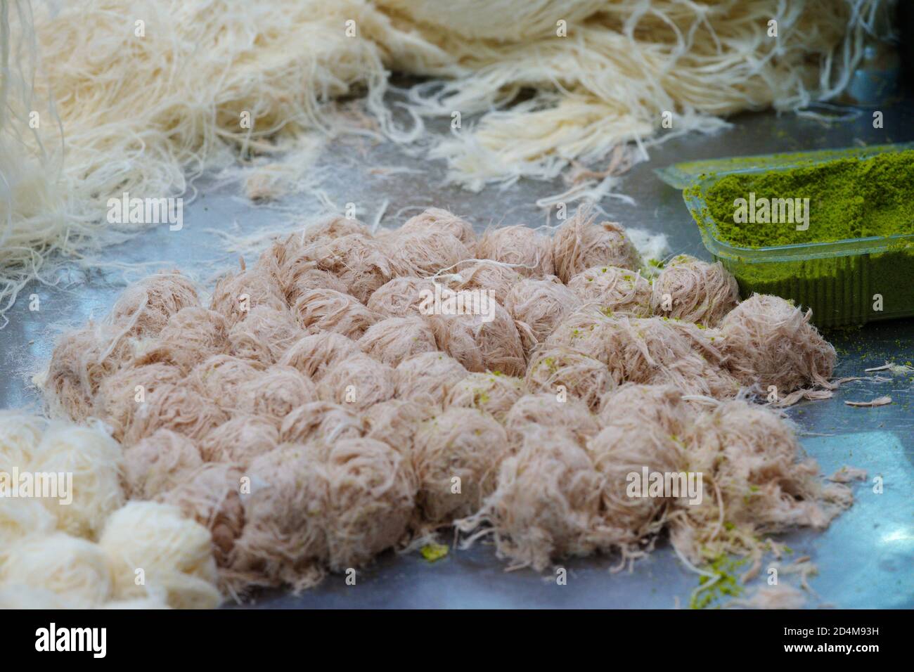 Floss Halva (Pişmaniye) or wire halva. Cotton candy. palace halva. It
