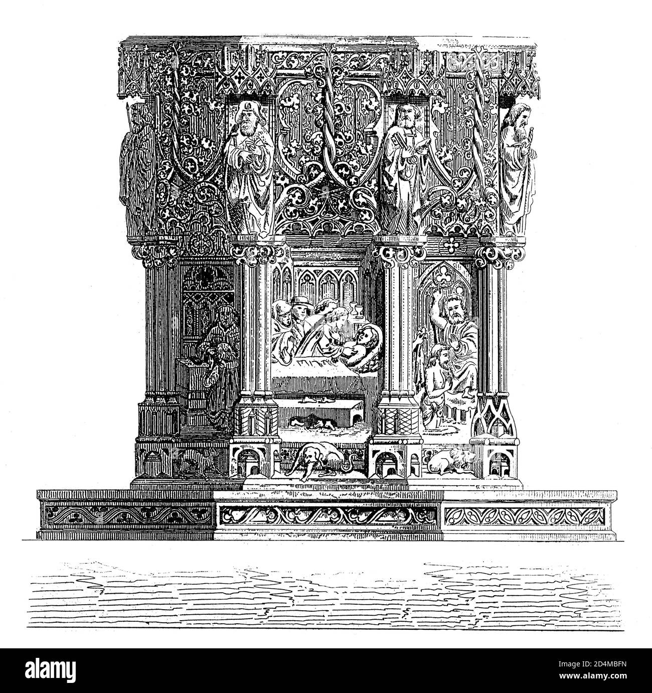 Baptismal font baptism Cut Out Stock Images &amp; Pictures - Alamy