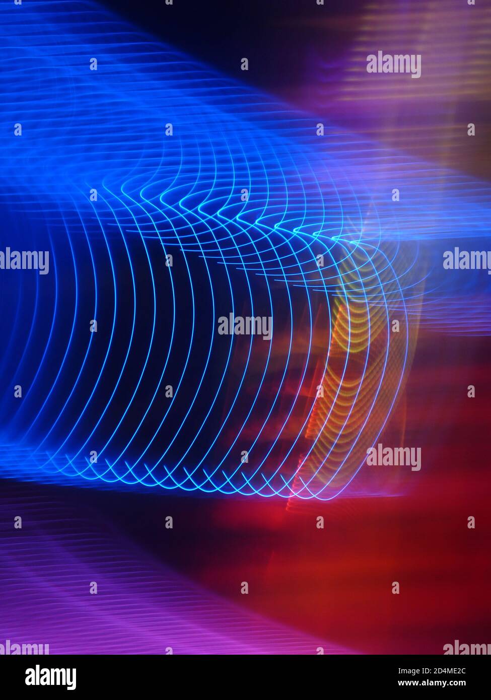 Vertical red background with blue light streaks for wallpapers Stock ...