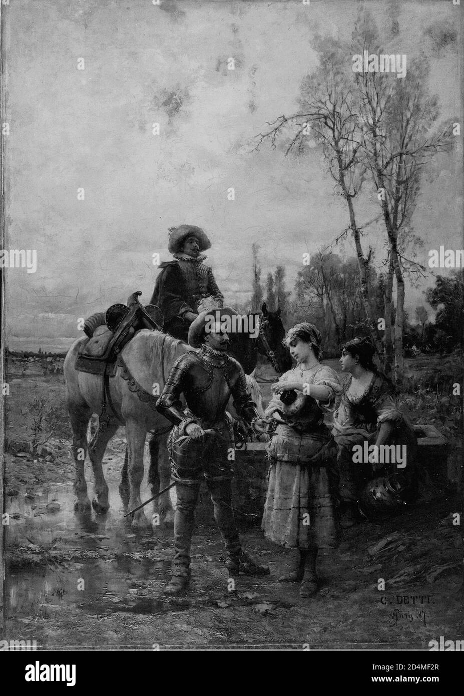 Oil on canvas on board Stock Photo Alamy